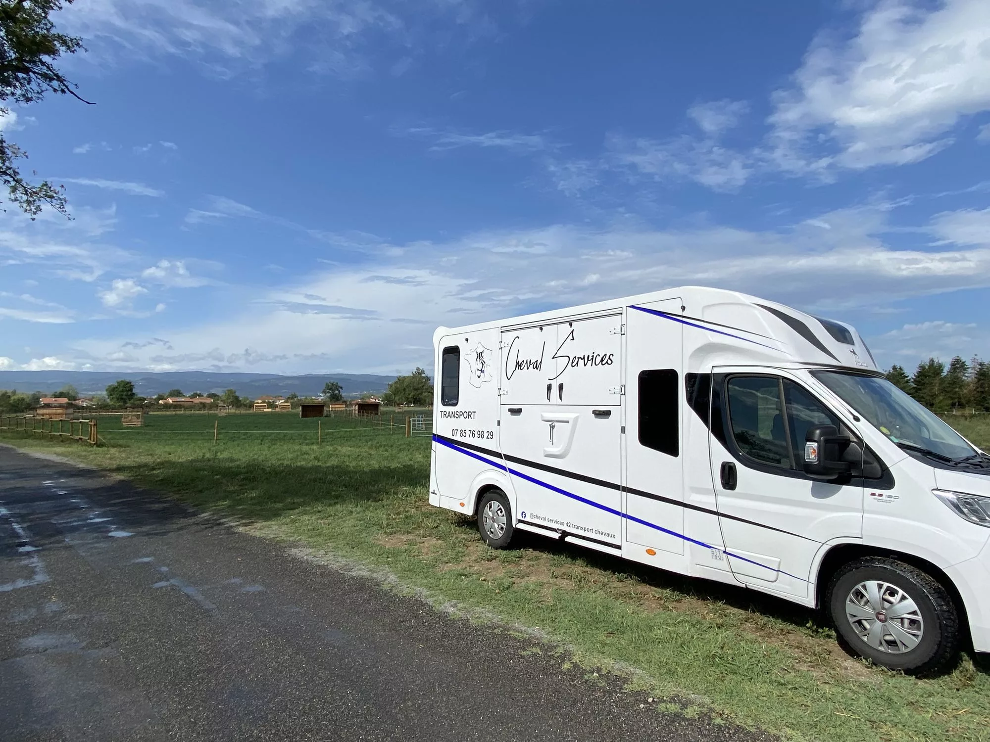 Camion de transport Cheval Services